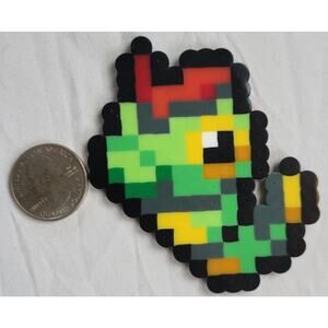 Caterpie Menu Icon Pokemon Perler Bead Pixel Art